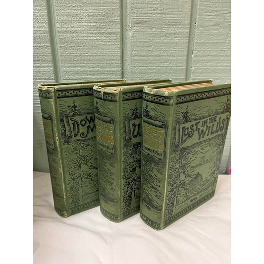 1880's Great River Series No. 1-3 Hardcover Books by Edward S. Ellis